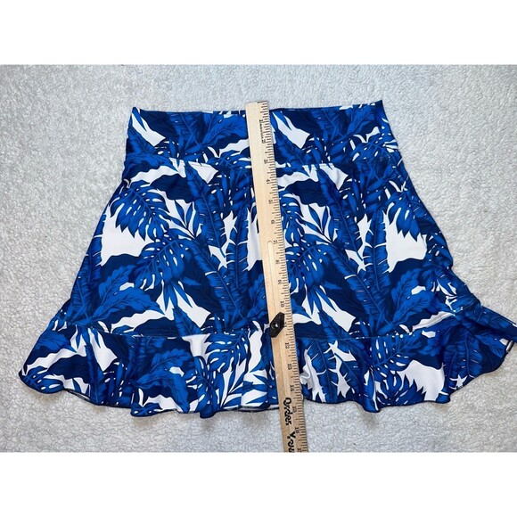 Tina + Jenna Skort Womens Size S Blue Tropical Tennis Golf Pickleball - Picture 6 of 6